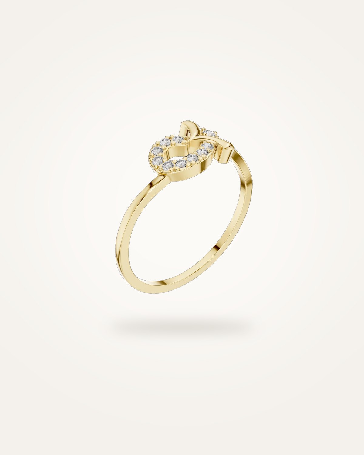 Minimalist infinity bypass ring